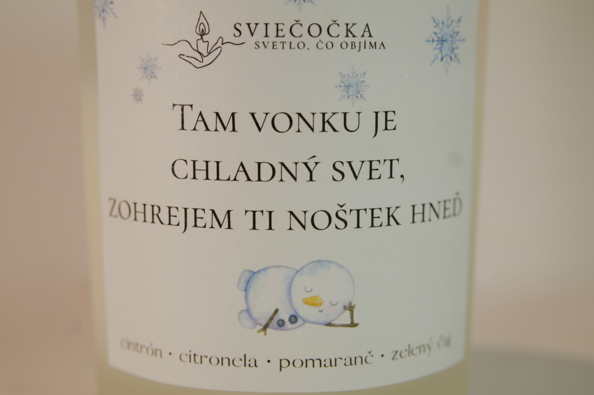 Noštek cintrón · citronela · pomaranč · zelený čaj 140g ručne vyrábaná sójová sviečka sójový vosk - pohľad 4
